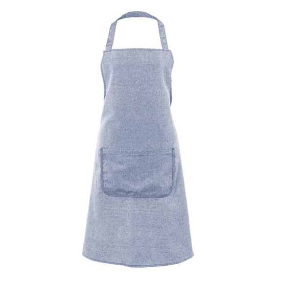 Tablier de cuisine, 70 x 85 cm, "Stella", Blue Light - Tiseco