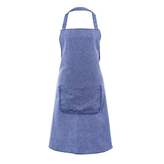 Grembiule da cucina, 70 x 85 cm, "Stella", blu scuro - Tiseco