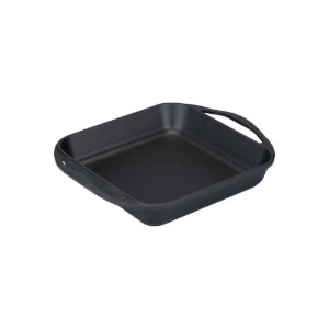 Vierkante kookpan, gietijzer, 26 × 26 cm – LAVA