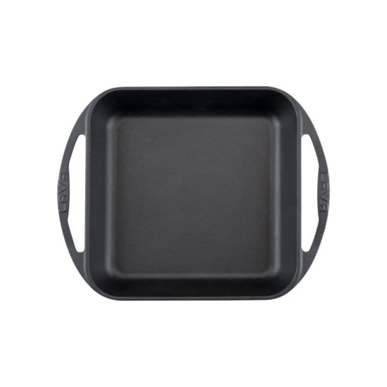 Vierkante kookpan, gietijzer, 26 × 26 cm – LAVA