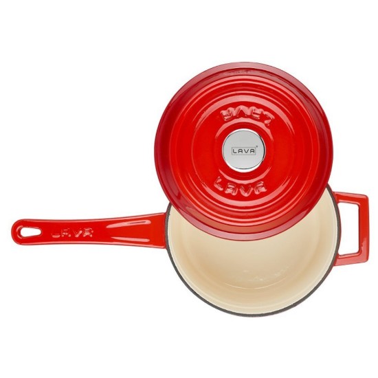 Steelpan, gietijzer, "Edition" serie, 16 cm, rood - LAVA merk