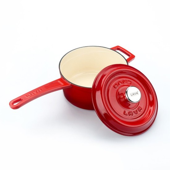 Steelpan, gietijzer, "Edition" serie, 16 cm, rood - LAVA merk