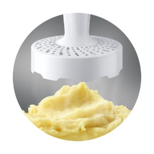 Pureeraccessoire voor staafmixer, Wit – Braun