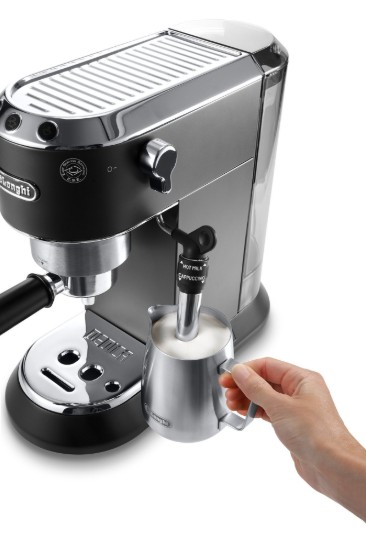 Handmatige espressomachine, 1300W, "Dedica", zwart - De'Longhi