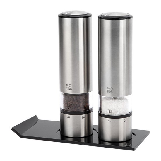 Sett med 2 elektriske salt- og pepperkverner, 20 cm, "Elis" - Peugeot
