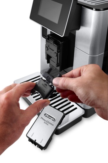 Macchina per caffè espresso automatica, 1450W, "PrimaDonna Soul", Metal Black - DeLonghi