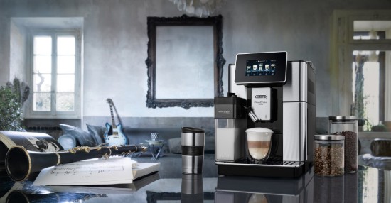Macchina per caffè espresso automatica, 1450W, "PrimaDonna Soul", Metal Black - DeLonghi