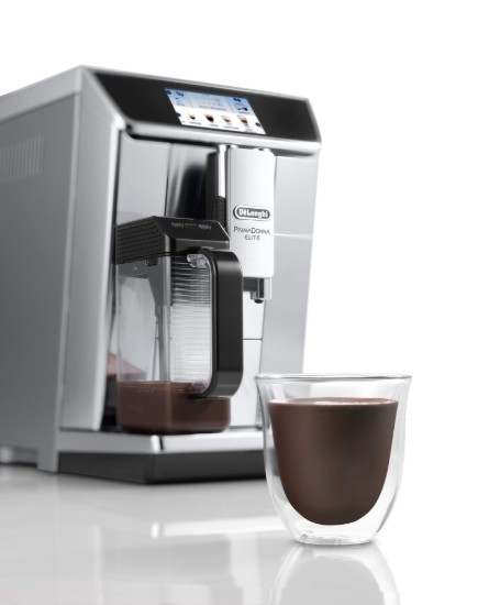 Macchina espresso automatica, 1450W, "PrimaDonna Elite", colore argento - De'Longhi