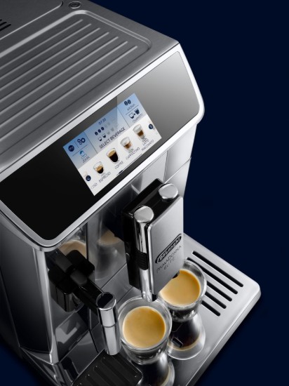 Macchina espresso automatica, 1450W, "PrimaDonna Elite", colore argento - De'Longhi