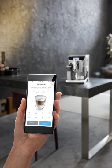 Macchina espresso automatica, 1450W, "PrimaDonna Elite", colore argento - De'Longhi