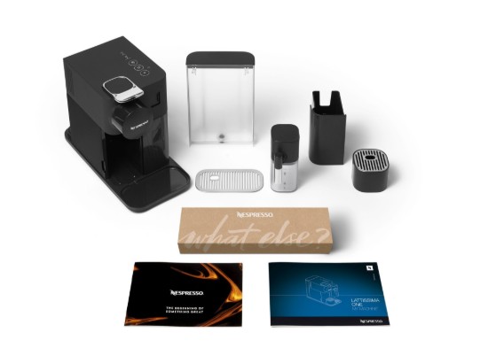 Espressomaskine, 1450W, “Lattissima One”, Sort – Nespresso