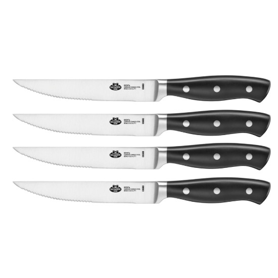 Set coltelli bistecca 4 pezzi, acciaio inox, "Brenta" - Ballarini