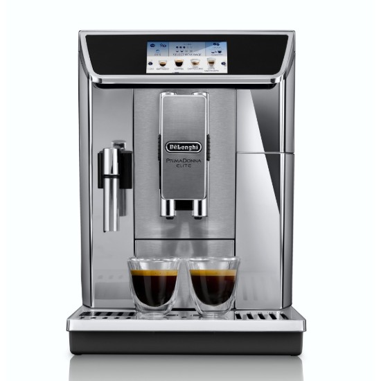 Macchina espresso automatica, 1450W, "PrimaDonna Elite", colore argento - De'Longhi