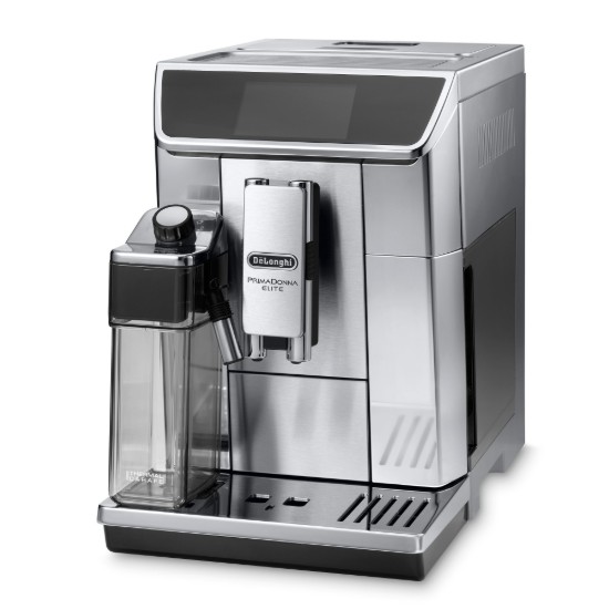 Macchina espresso automatica, 1450W, "PrimaDonna Elite", colore argento - De'Longhi