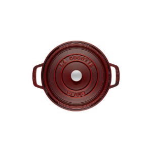 Cocotte cooking pot, cast iron, 22 cm/2.6L, Grenadine - Staub 