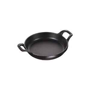 Pirofila rotonda, ghisa, 20 cm, Black - Staub