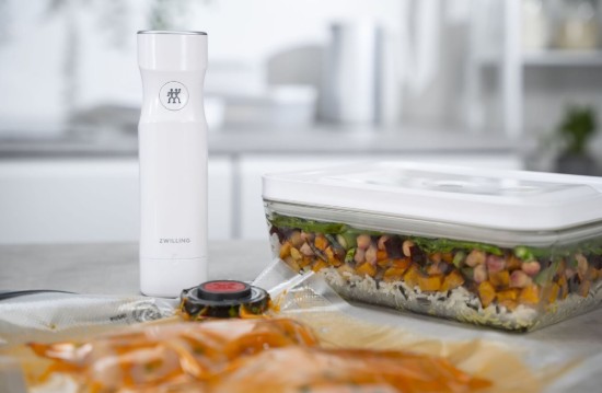 Set of 6 "FRESH & SAVE" vacuum sealer bag accessories, plastic - Zwilling