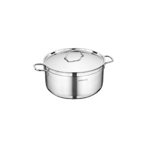 Roestvrijstalen steelpan, met deksel, 16 cm / 1,8 l, "Alfa" - Korkmaz