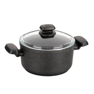 Pentola antiaderente, con coperchio, 24 cm / 5 l, "Ornella" - Korkmaz