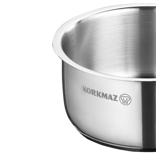 Casseruola, acciaio inossidabile, 14cm / 1L, "Perla" - Korkmaz