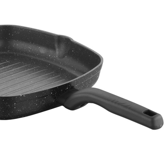 Vierkante grillpan, aluminium, 28x28 cm, "Ornella Alu" - Korkmaz