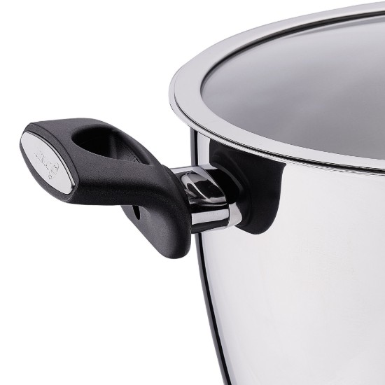 Pentola in acciaio inox, con coperchio, 16 cm / 2 l, "Nora" - Korkmaz
