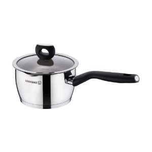 Casseruola, acciaio inossidabile, con coperchio, 16 cm / 2 l, "Nora" - Korkmaz