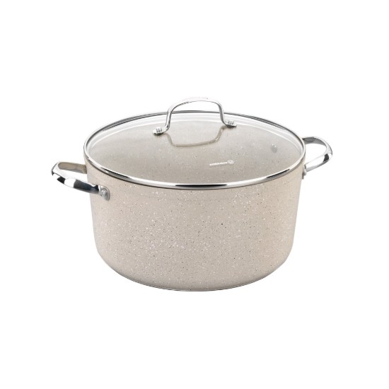 Αντικολλητική κατσαρόλα, με καπάκι, 24cm/5L, "Granita" - Korkmaz