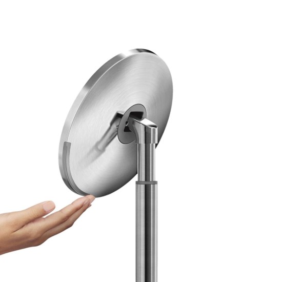 Espejo de maquillaje con control de brillo, 20 cm, Brushed - simplehuman