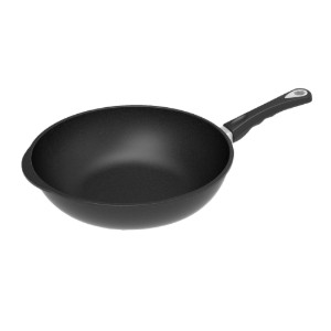 Wok pan, aluminum, 30 cm, induction - AMT Gastroguss