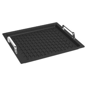 Vassoio grill, in alluminio, con maniglie, 37 x 33 cm, GN 2/3 - AMT Gastroguss