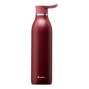 Roestvrijstalen fles, 600ml, "Cityloop Thermavac", "Burgundy Red" - Aladdin