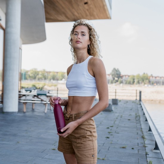 Bouteille en acier inoxydable, 600ml, « Cityloop Thermavac », «Burgundy Red» - Aladdin