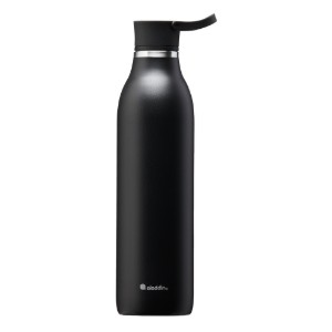 Roestvrij stalen fles, 600ml, "Cityloop Thermavac", Lava Black - Aladdin