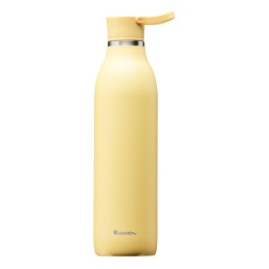 Roestvrijstalen fles, 600ml, "Cityloop Thermavac", Lemon Yellow - Aladdin
