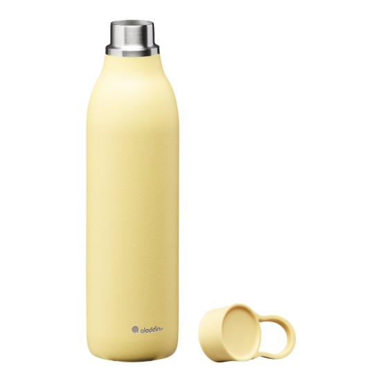 Roestvrijstalen fles, 600ml, "Cityloop Thermavac", Lemon Yellow - Aladdin