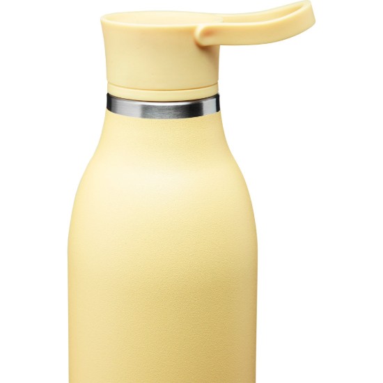 Roestvrijstalen fles, 600ml, "Cityloop Thermavac", Lemon Yellow - Aladdin