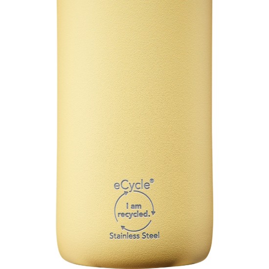 Roestvrijstalen fles, 600ml, "Cityloop Thermavac", Lemon Yellow - Aladdin