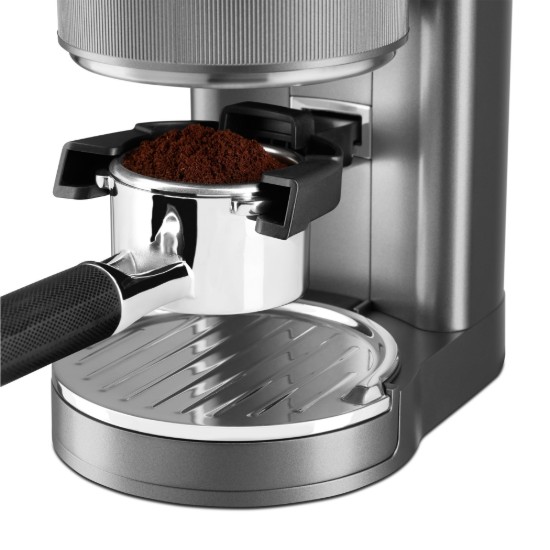 Macinacaffè elettrico "Artisan", colore "Medallion Silver" - marchio KitchenAid