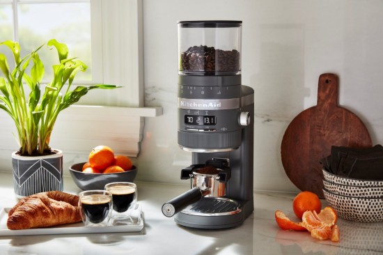 Molinillo de café eléctrico "Artisan", color "Charcoal Grey" - marca KitchenAid