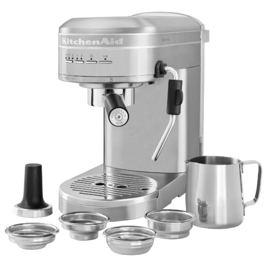 Macchina espresso elettrica "Artisan", 1470W, colore "Stainless Steel" - marchio KitchenAid