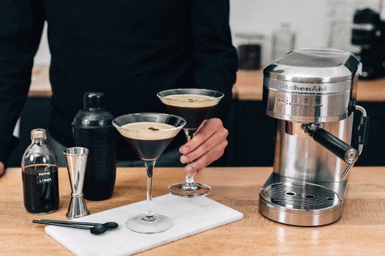 Macchina espresso elettrica "Artisan", 1470W, colore "Stainless Steel" - marchio KitchenAid