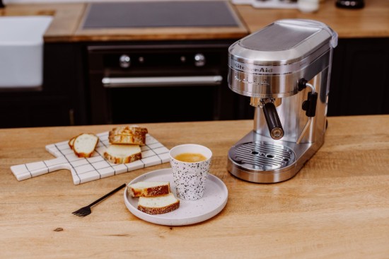 Macchina espresso elettrica "Artisan", 1470W, colore "Stainless Steel" - marchio KitchenAid