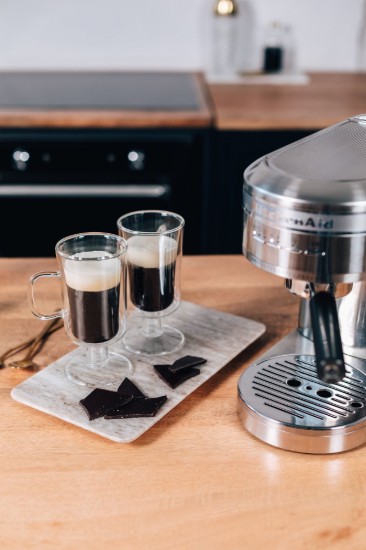 Macchina espresso elettrica "Artisan", 1470W, colore "Stainless Steel" - marchio KitchenAid