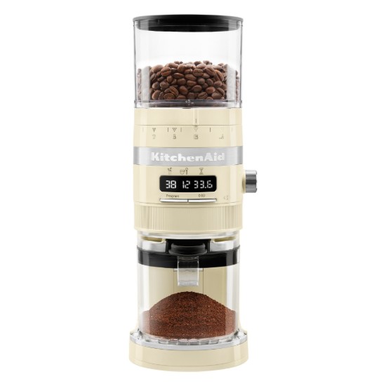 "Artisan" elektrische koffiemolen, "Almond Cream" kleur - merk KitchenAid