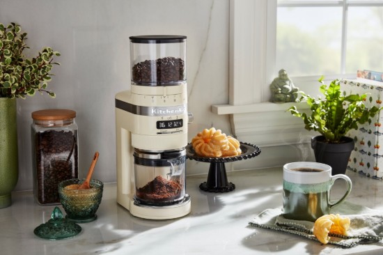 "Artisan" elektrische koffiemolen, "Almond Cream" kleur - merk KitchenAid