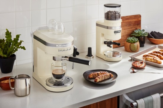 "Artisan" elektrische koffiemolen, "Almond Cream" kleur - merk KitchenAid