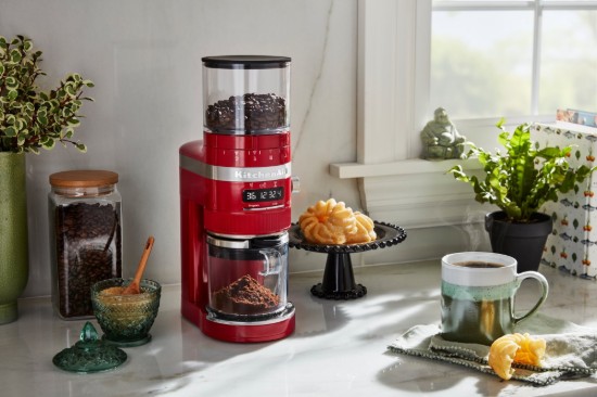"Artisan" elektrische koffiemolen, Empire Red - KitchenAid