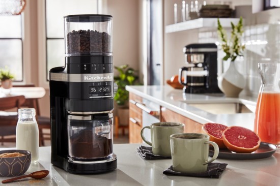 Ηλεκτρικός μύλος καφέ "Artisan", χρώματος "Onyx Black" - μάρκας KitchenAid
