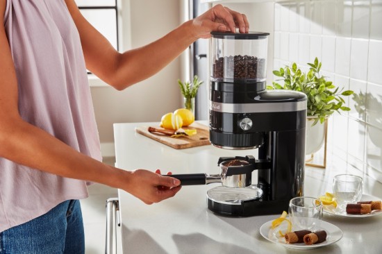 Ηλεκτρικός μύλος καφέ "Artisan", χρώματος "Onyx Black" - μάρκας KitchenAid